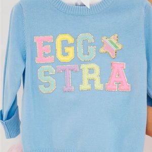 NWT jUDITH MARCH MINI KIDS EGG-STRA SWEATER